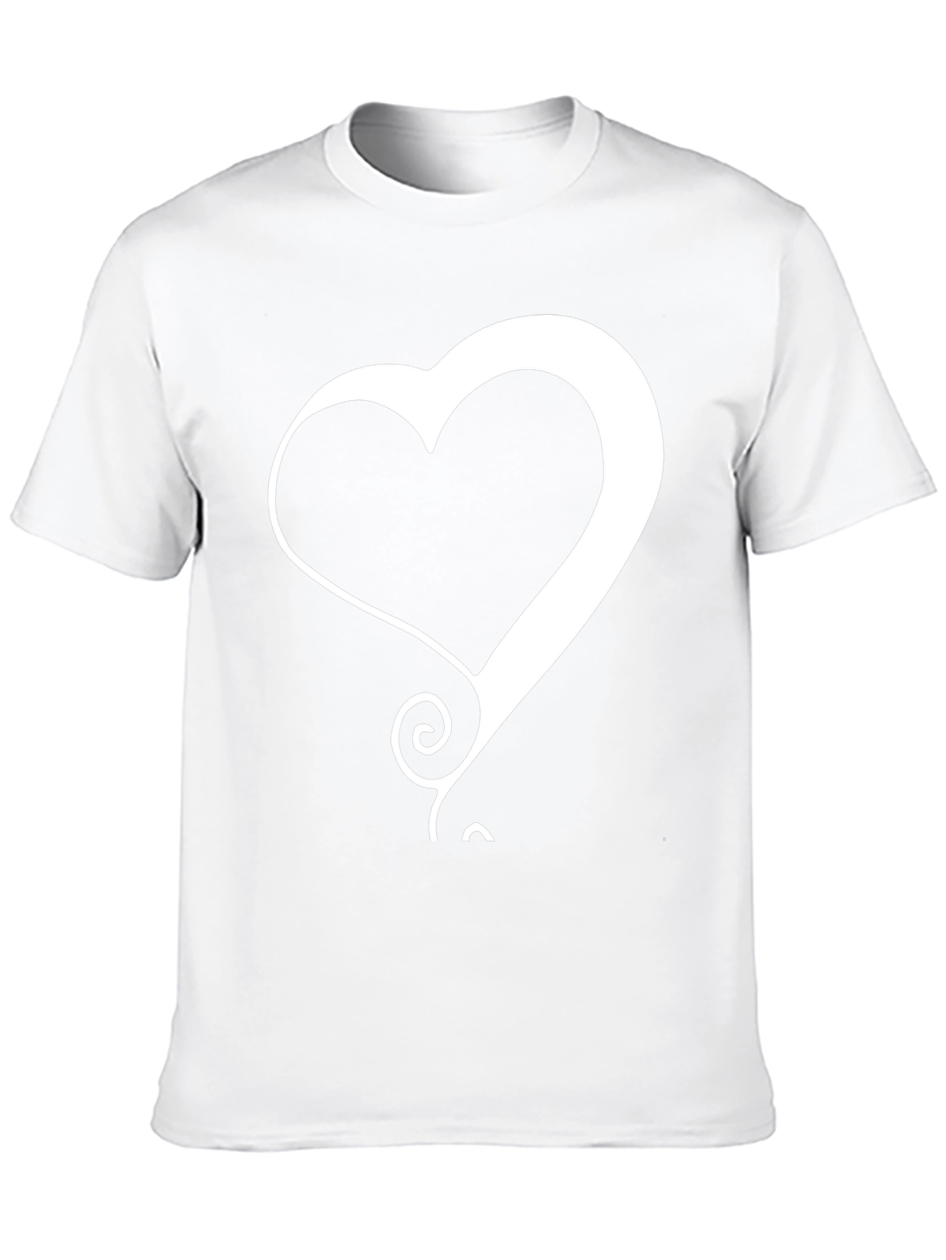 Heart Graphic Black T-Shirt
