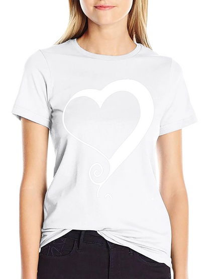Heart Graphic Black T-Shirt