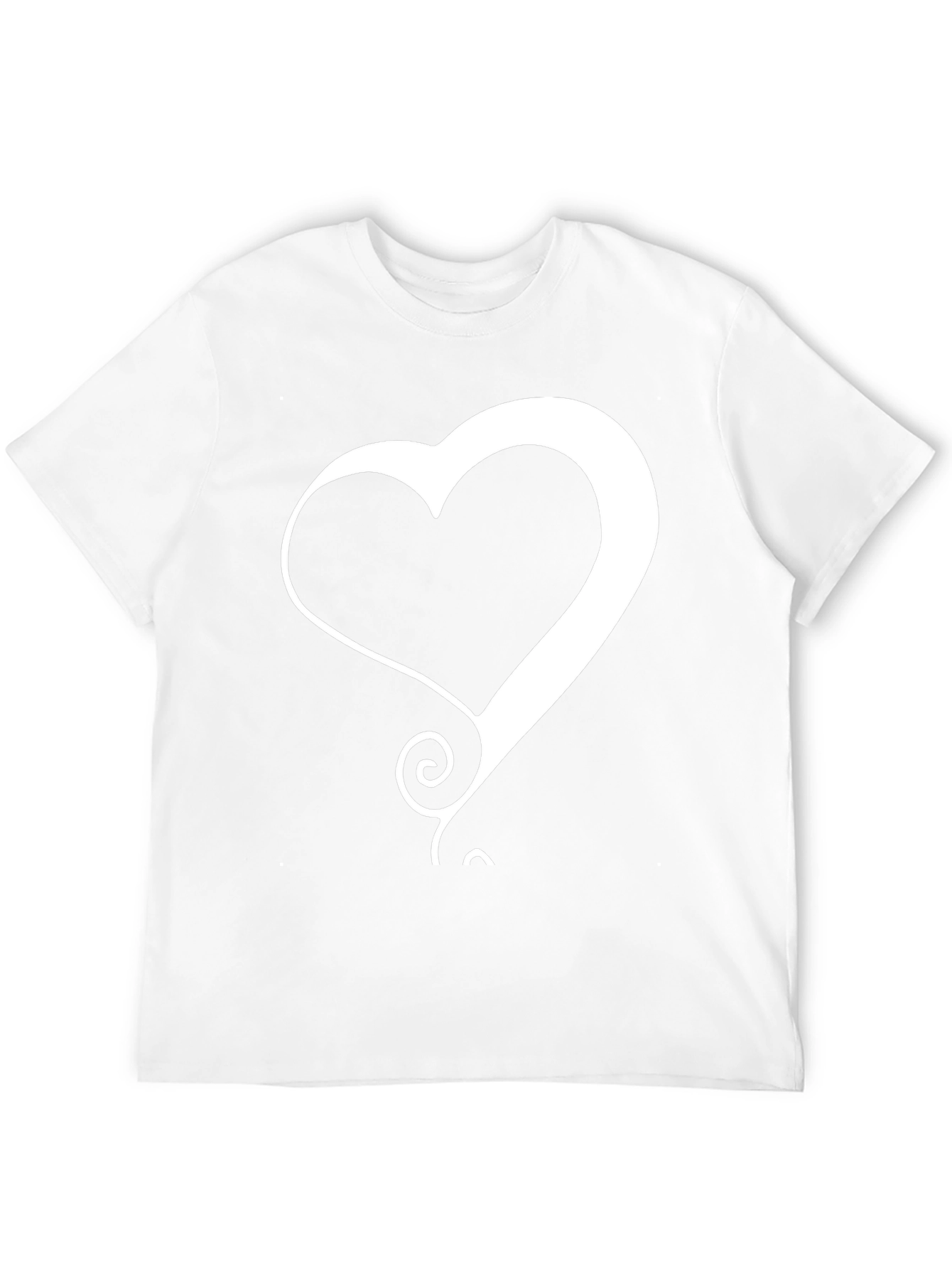 Heart Graphic Black T-Shirt