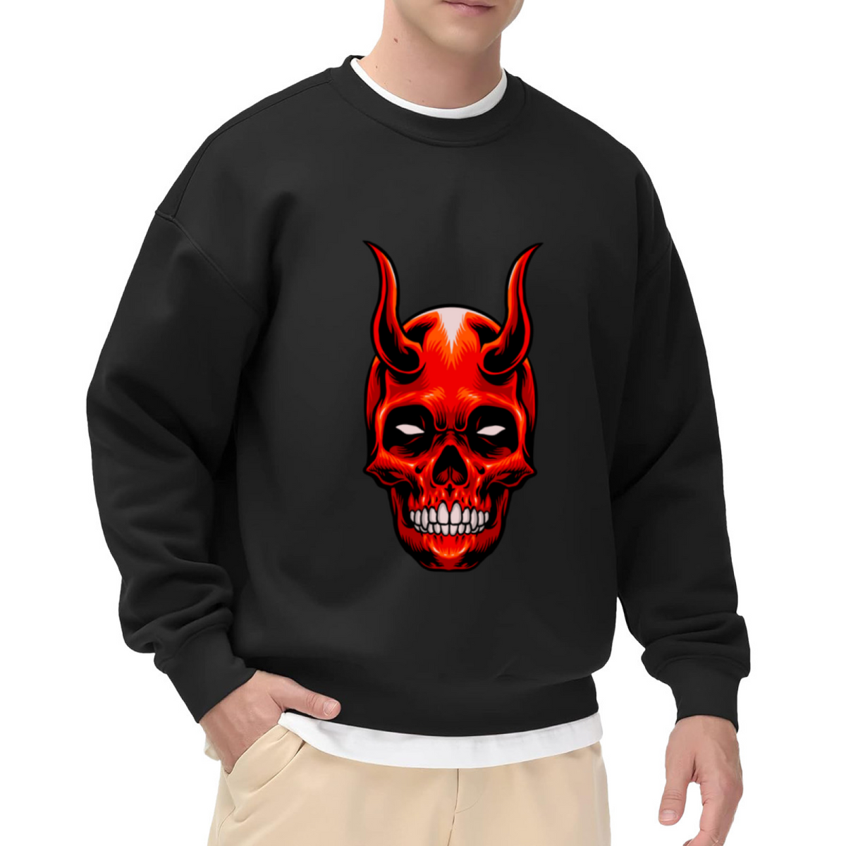 Mini Truckin Mini Pickup Truck Car Guy Crewneck Sweatshirt
