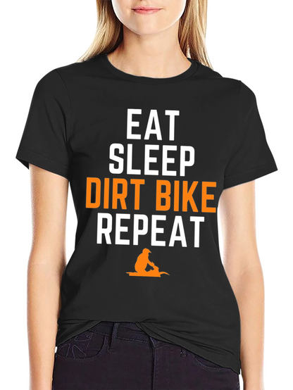 Eat Sleep Dirt Bike Repeat Graphic Tee