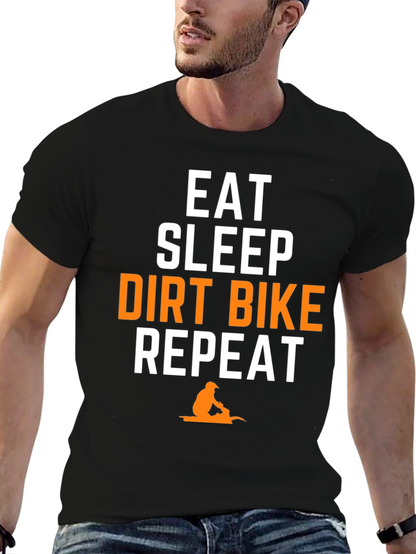Eat Sleep Dirt Bike Repeat Graphic Tee