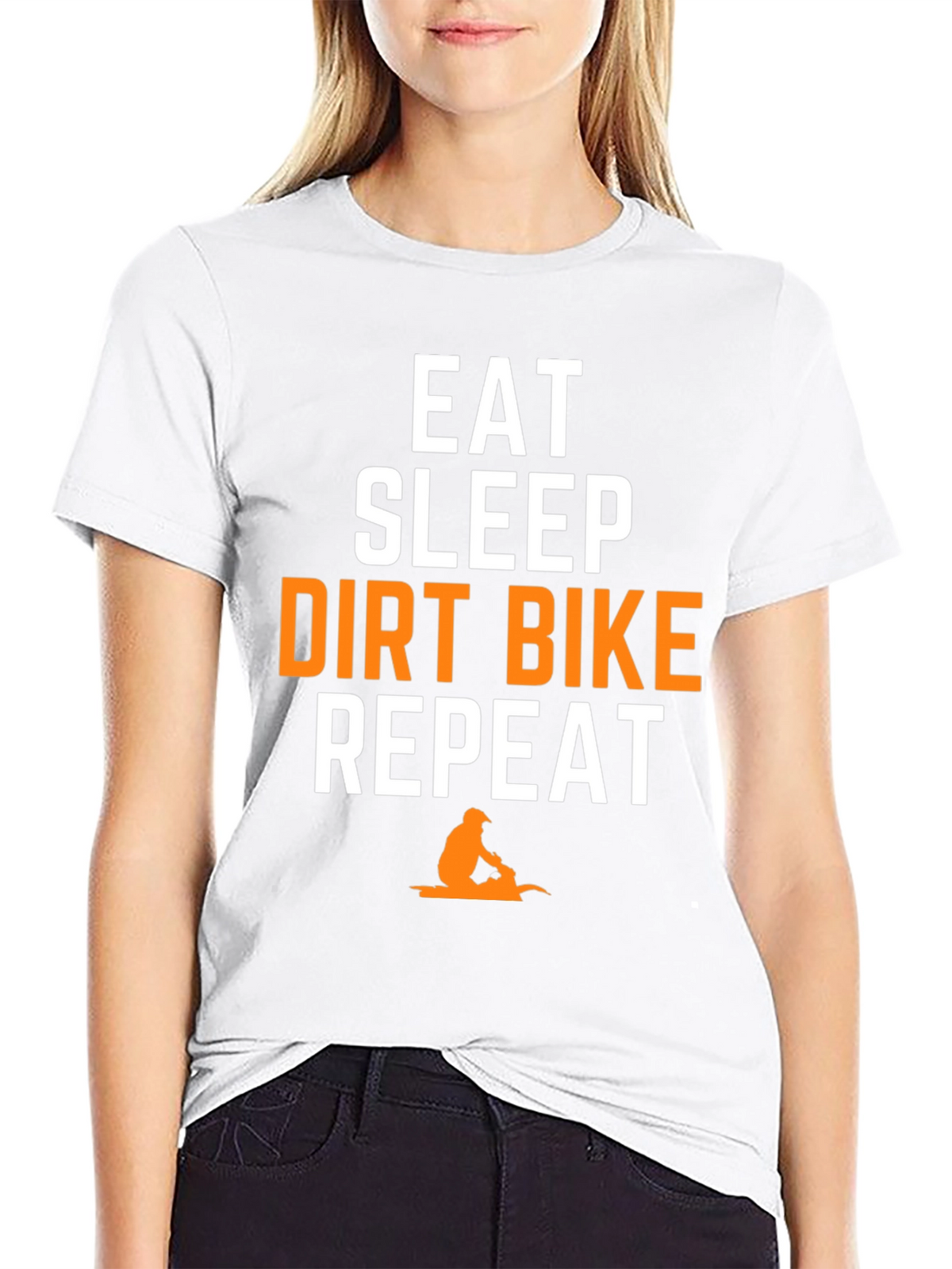 Eat Sleep Dirt Bike Repeat Graphic Tee
