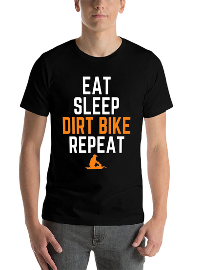Eat Sleep Dirt Bike Repeat Graphic Tee