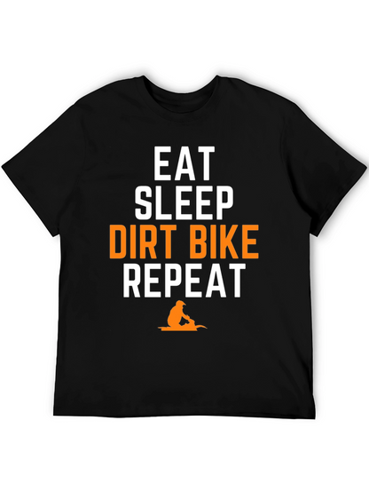 Eat Sleep Dirt Bike Repeat Graphic Tee