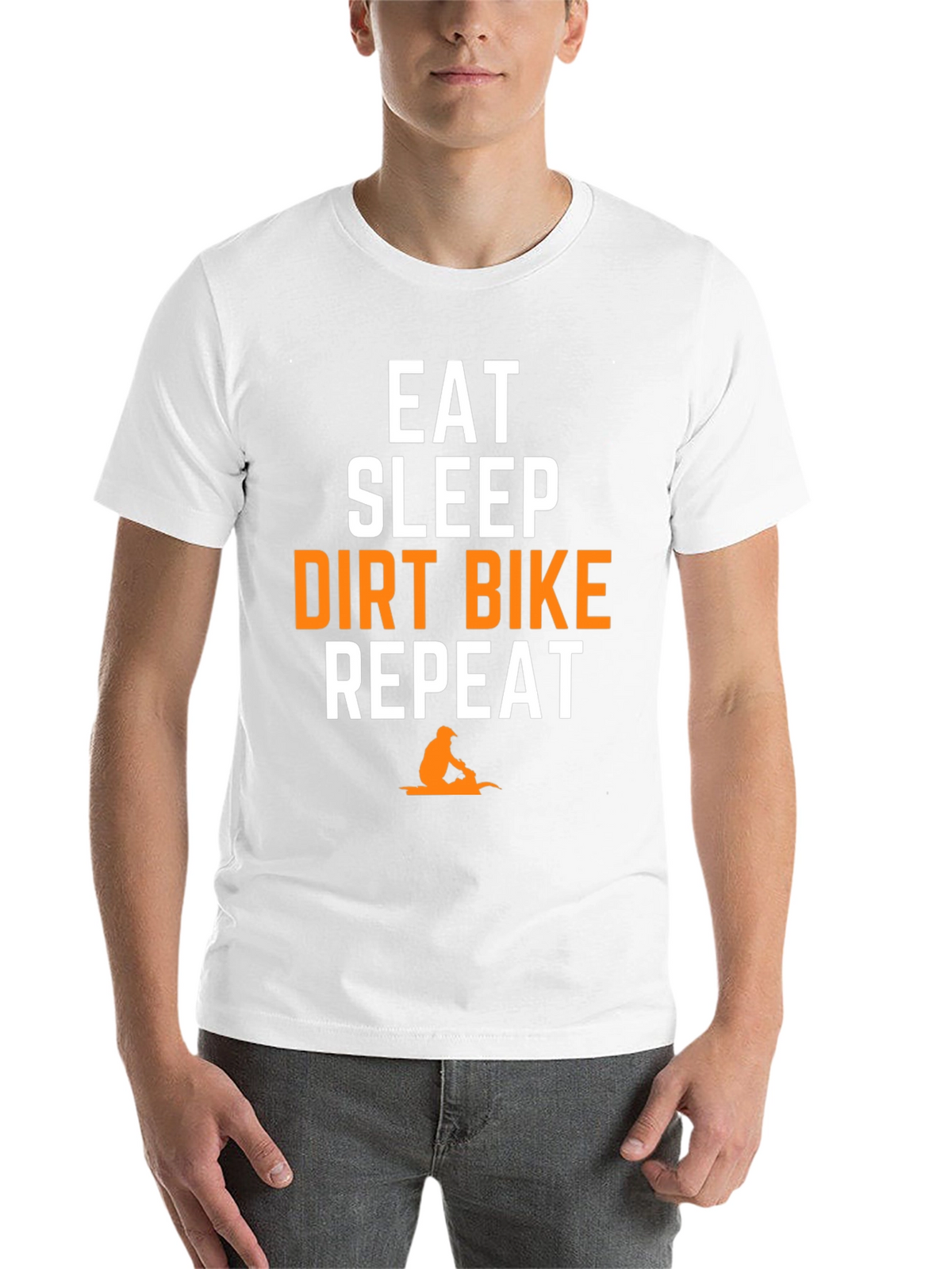 Eat Sleep Dirt Bike Repeat Graphic Tee