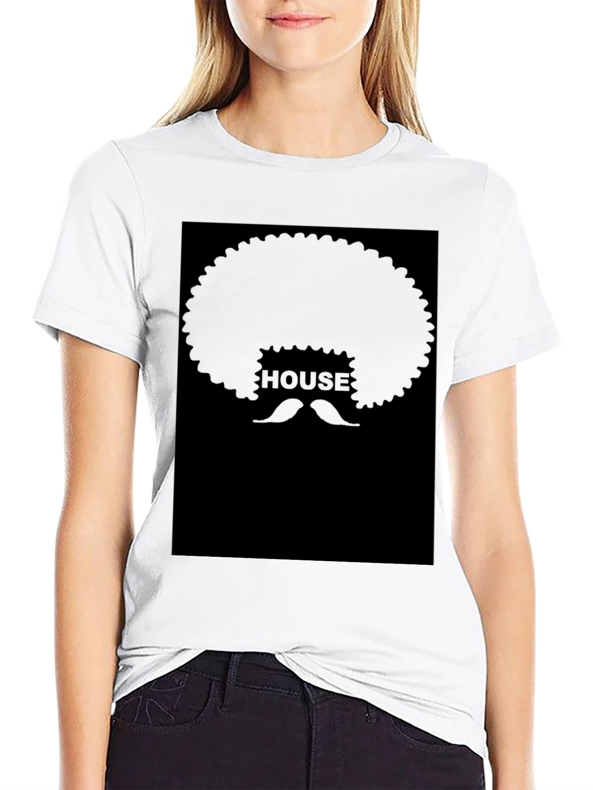House Afro T-Shirt: Groovy Style!