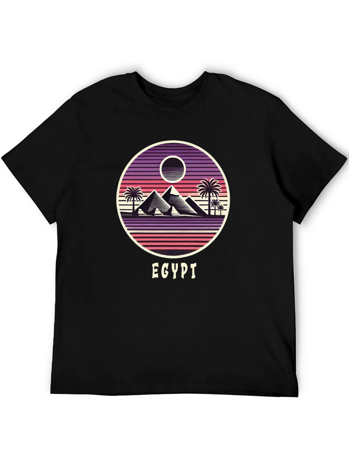 Retro Egypt Pyramid Graphic Tee - Unisex