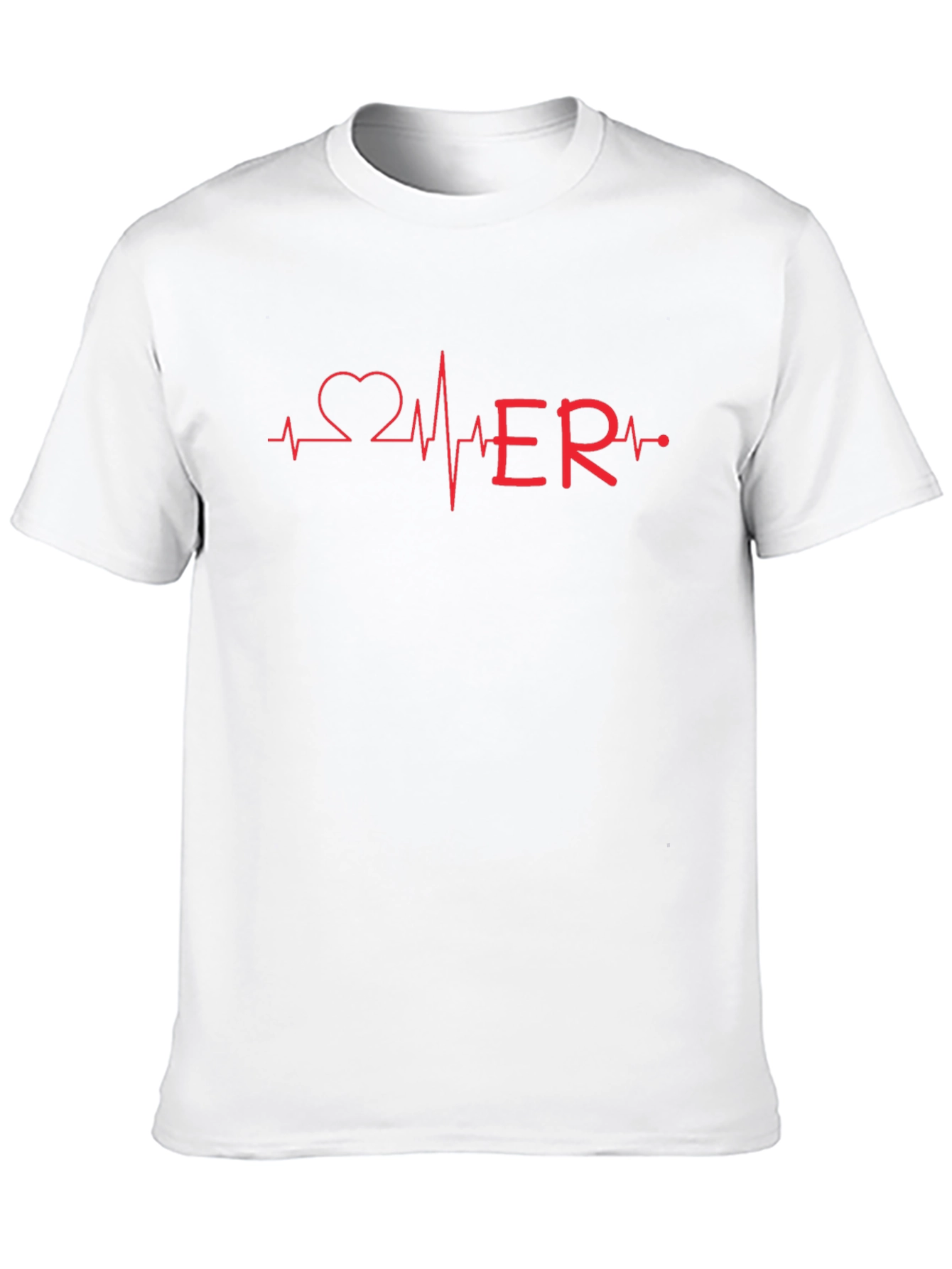 ER Heartbeat Graphic Tee - Emergency Room T-Shirt