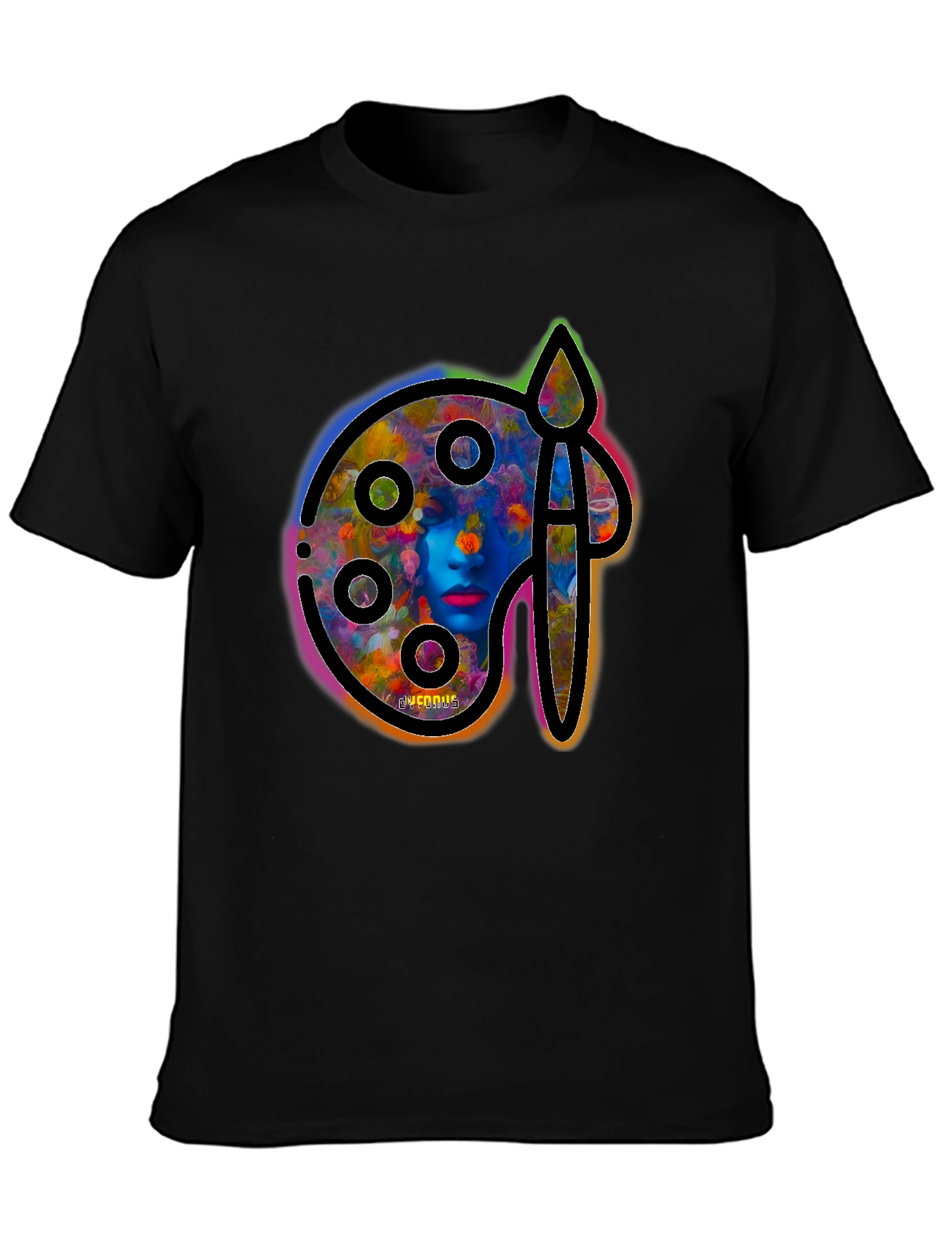 Artistic Palette T-Shirt - Unique Design