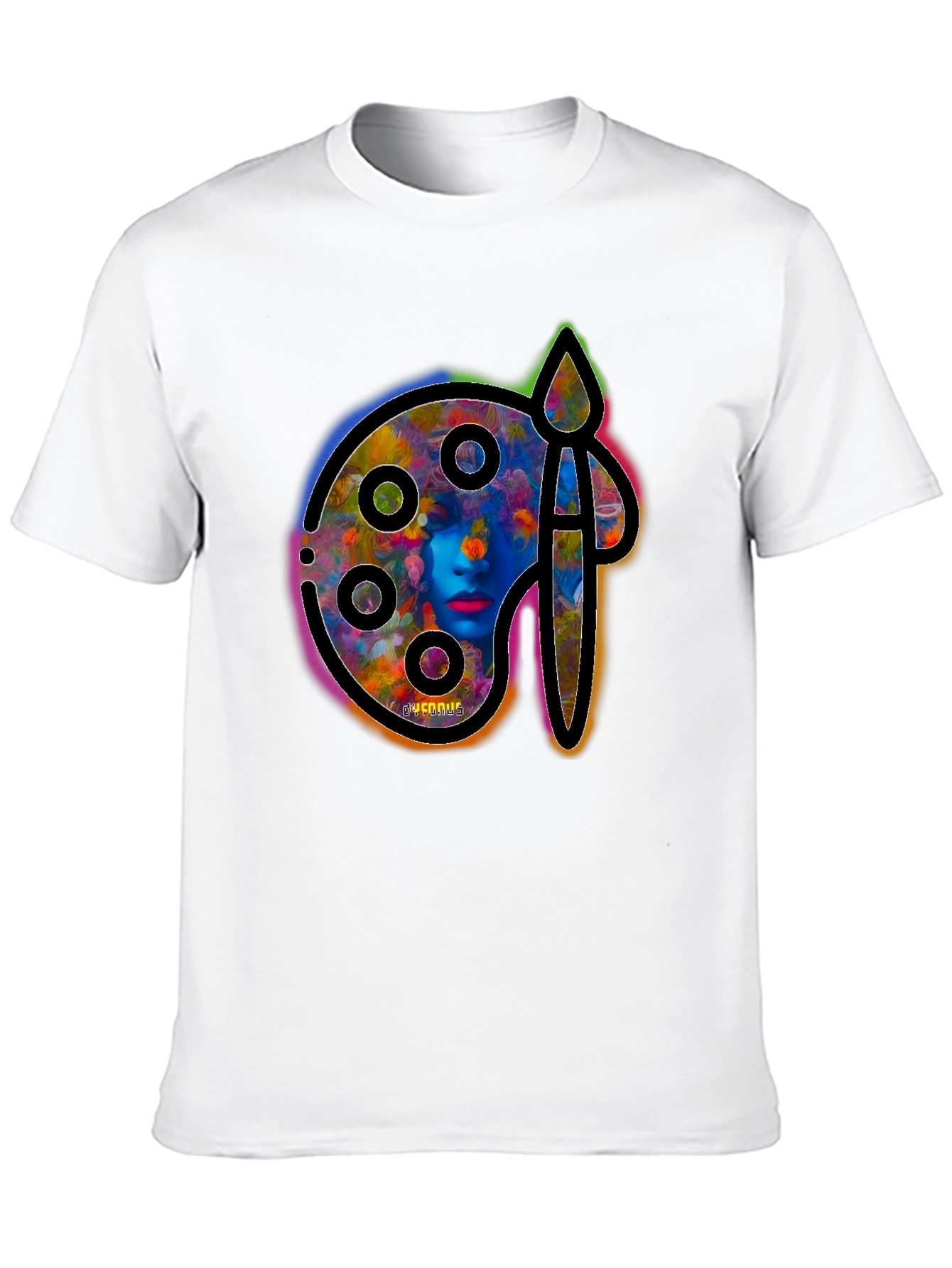 Artistic Palette T-Shirt - Unique Design