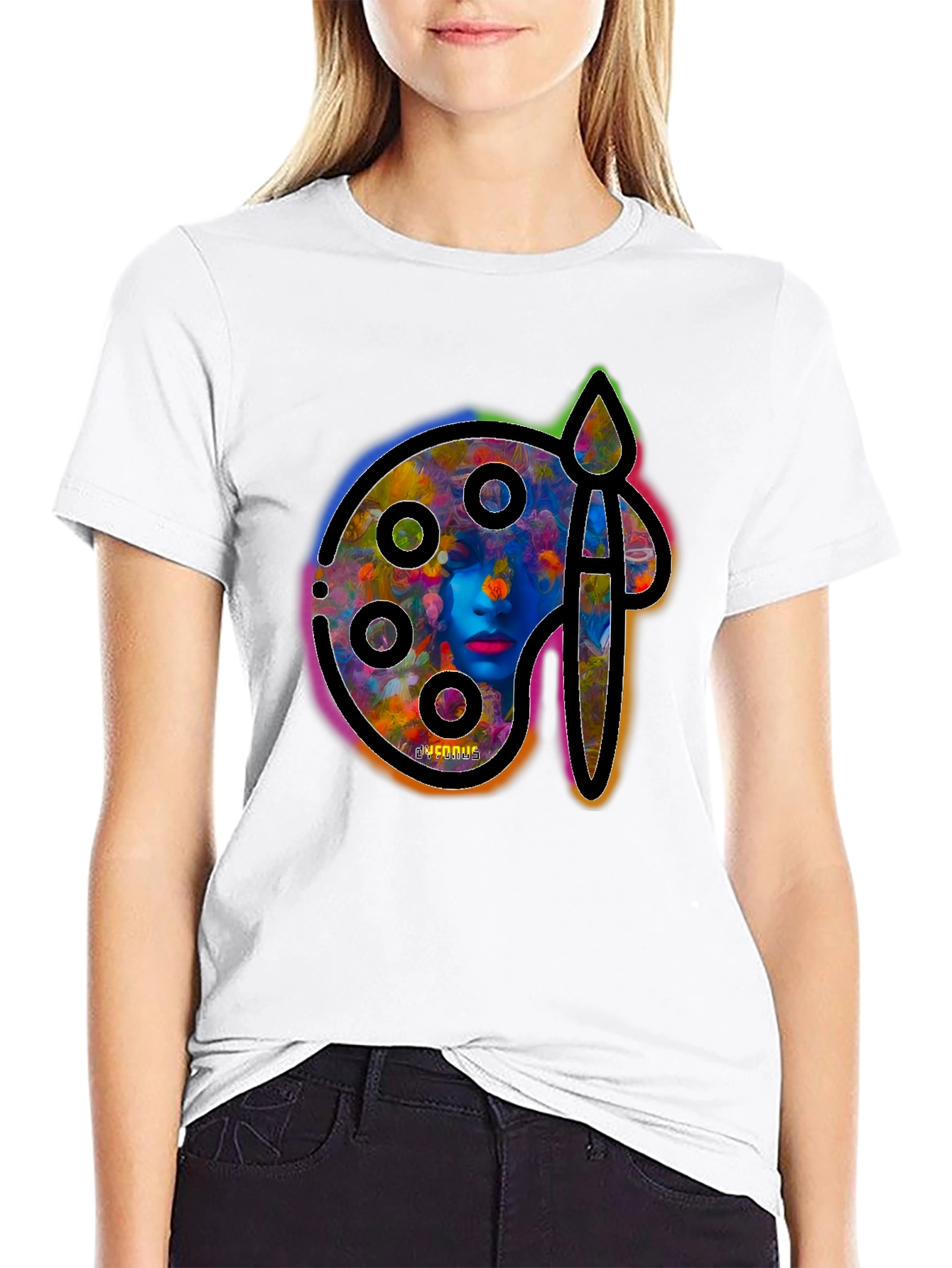 Artistic Palette T-Shirt - Unique Design