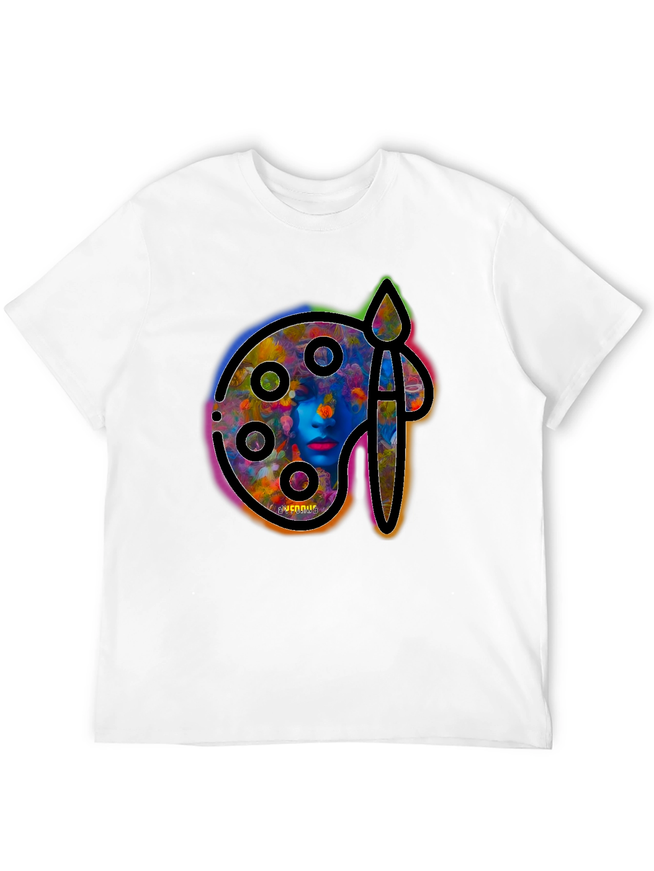 Artistic Palette T-Shirt - Unique Design