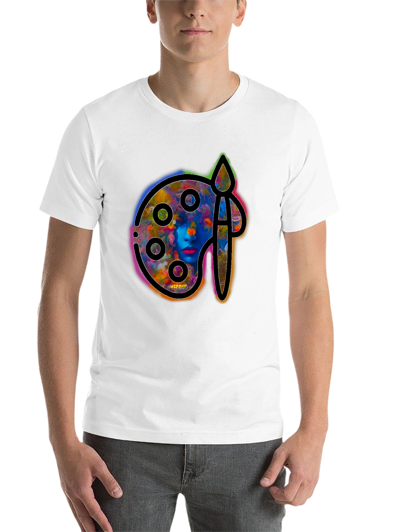 Artistic Palette T-Shirt - Unique Design