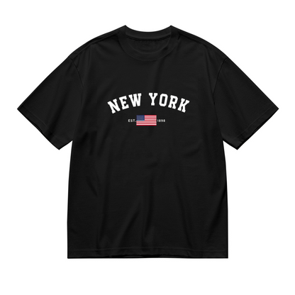 Retro New York USA Flag Vintage City Souvenir Tee