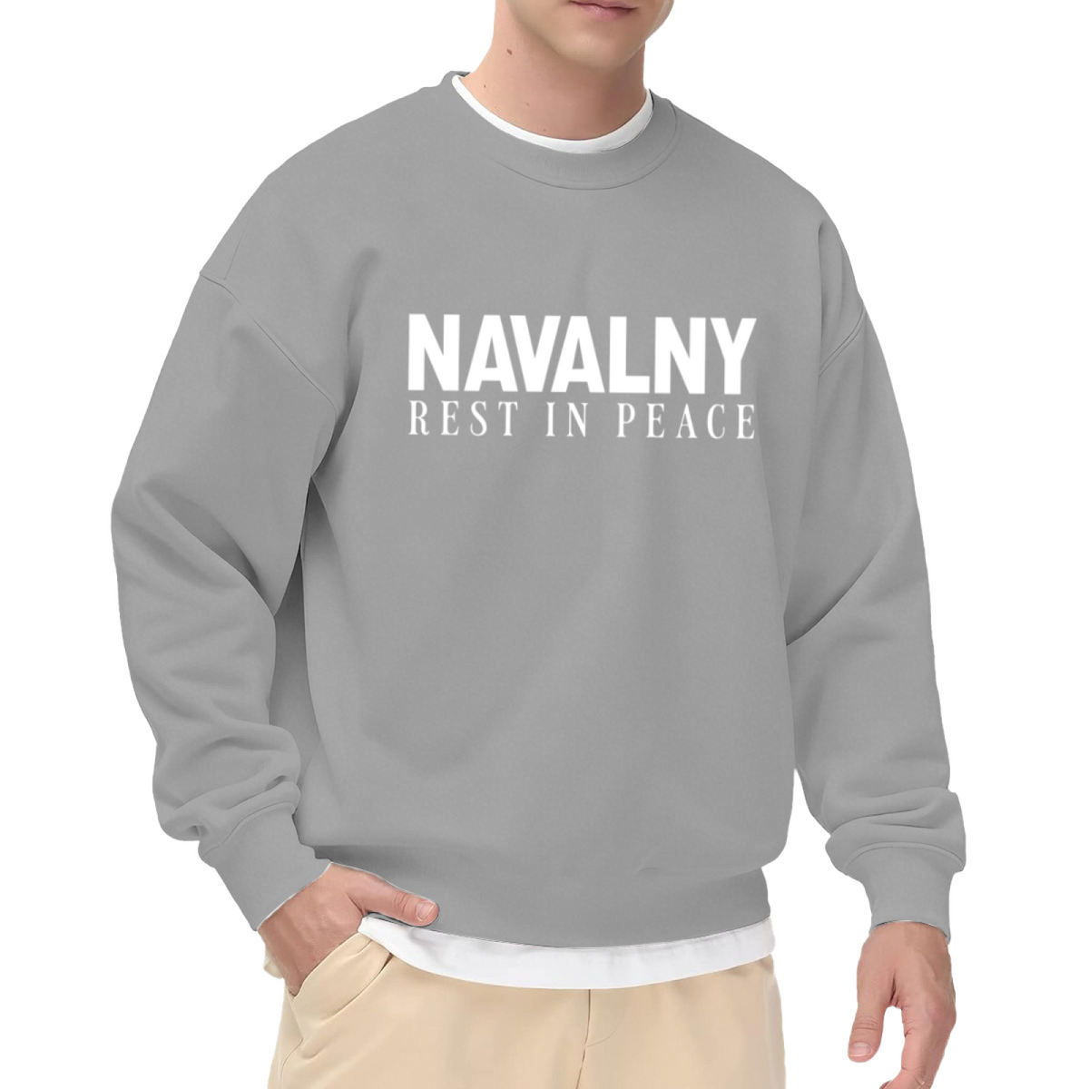 Warm?Hearted Inspirational Text Print Casual Crewneck Sweatshirt