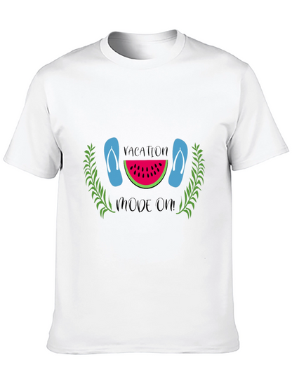 Vacation Mode On Black T-Shirt