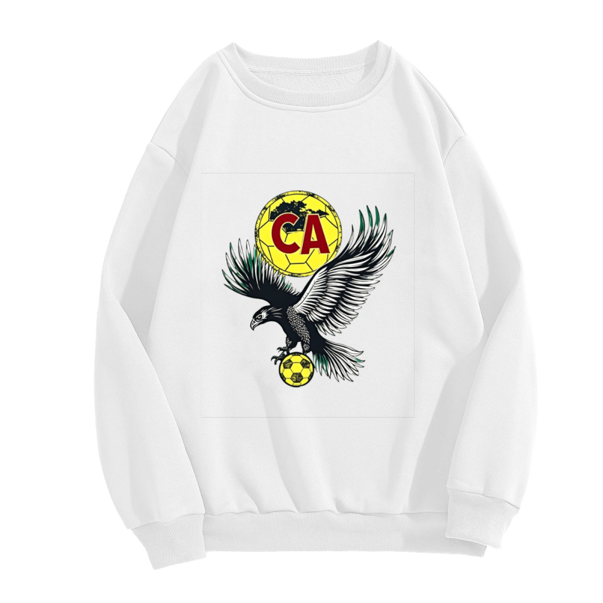 Aguilas CA Eagle Soccer Football Fan Crewneck Sweatshirt