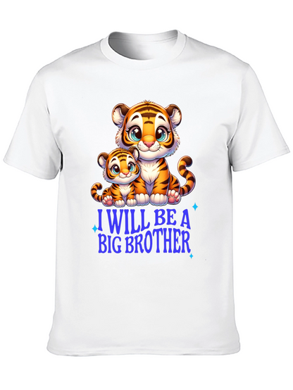 I Will Be A Big Brother Tiger Tee