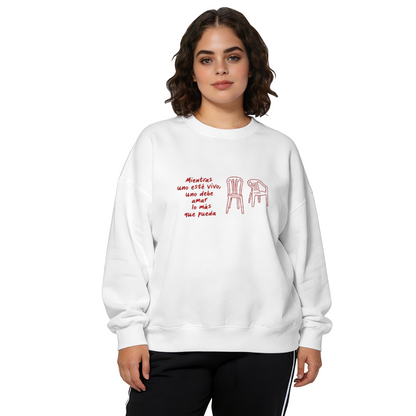 Vintage Viking Skull Rune Circle Print Black Crewneck Sweatshirt