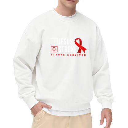 Red Arabic Calligraphy Art Culture Graphic Crewneck Sweatshirt