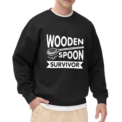 Shimmering Golden Flying Butterflies Crewneck Sweatshirt