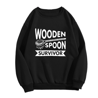 Shimmering Golden Flying Butterflies Crewneck Sweatshirt