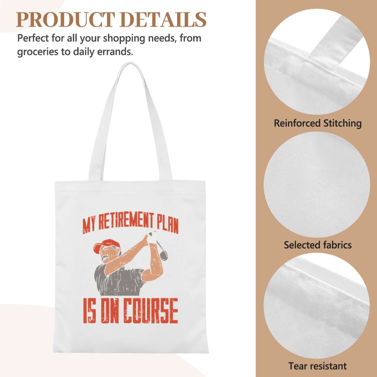 Mercury Comet Club Retro Circle Logo Canvas Bag | Old Car Collector Vintage Carry Tote