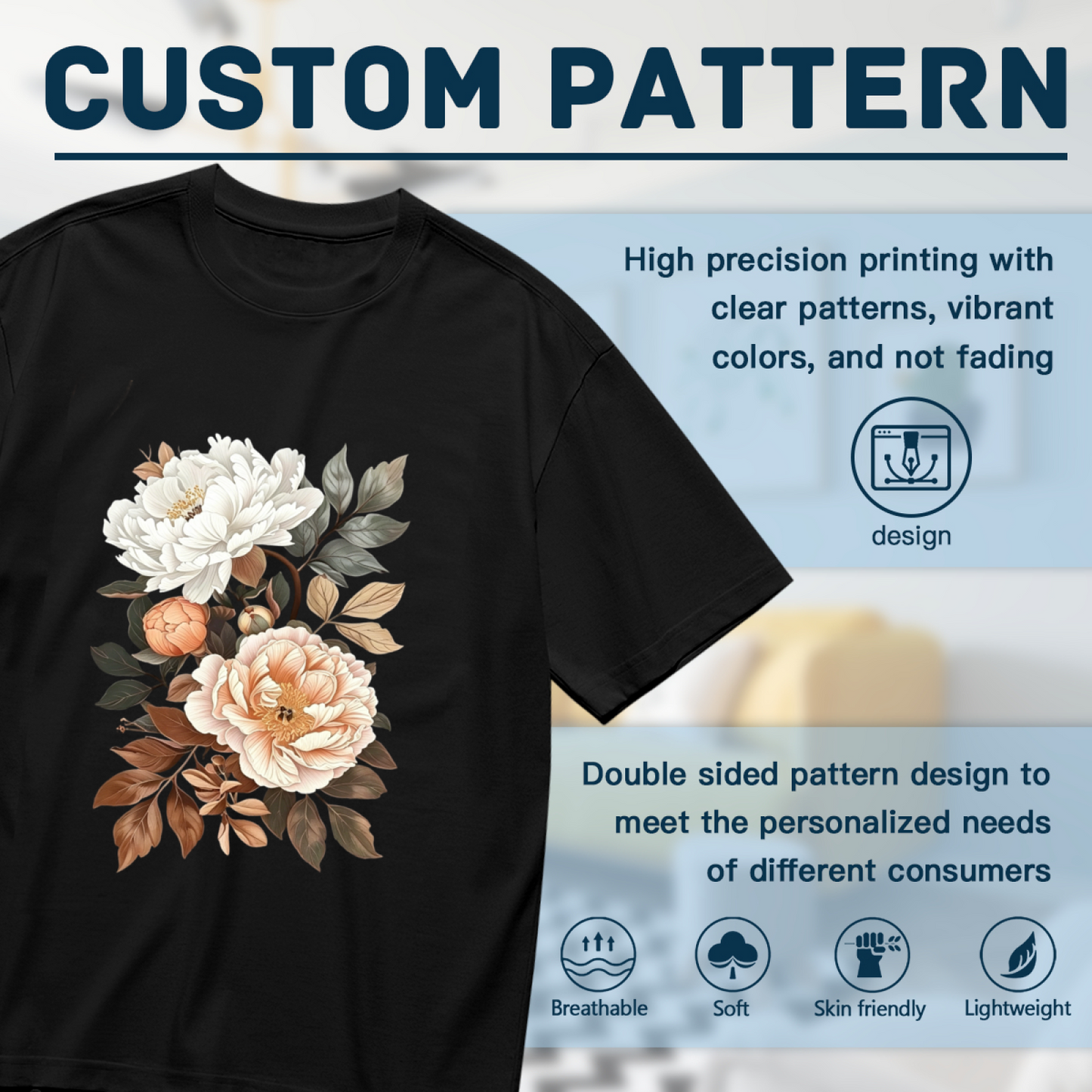 Floral La Mamá Más Chingona Latina Mom Graphic Tee