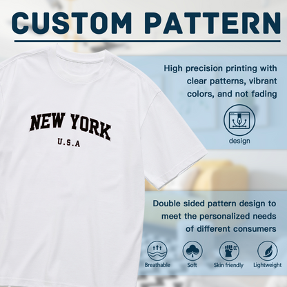 Classic Varsity New York USA City Text Tee