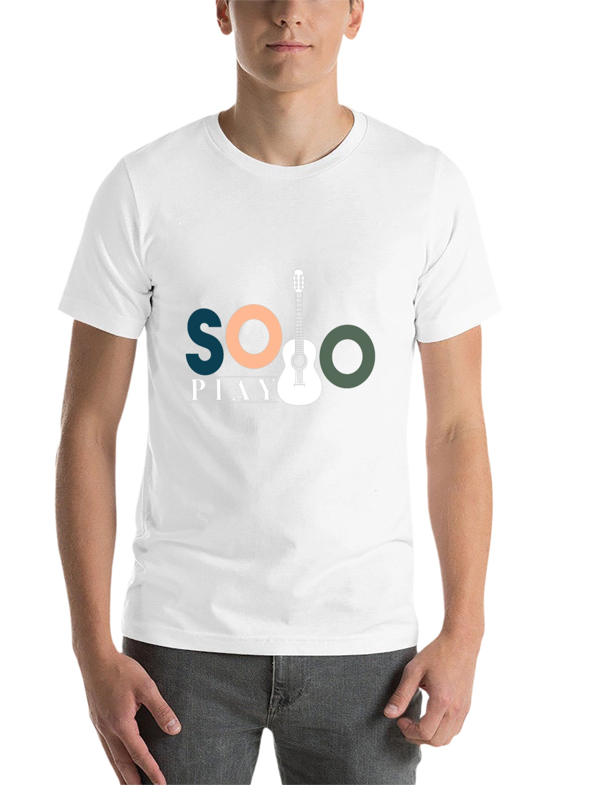 Solo Play Guitar Graphic Tee