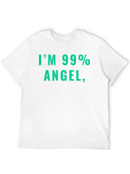 99% Angel Mens T-Shirt - Funny Graphic Tee