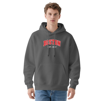 Boston EST.1917 Varsity Letter Navy Hoodie