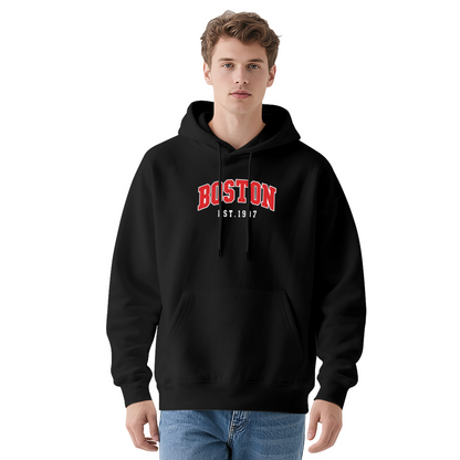 Boston EST.1917 Varsity Letter Navy Hoodie
