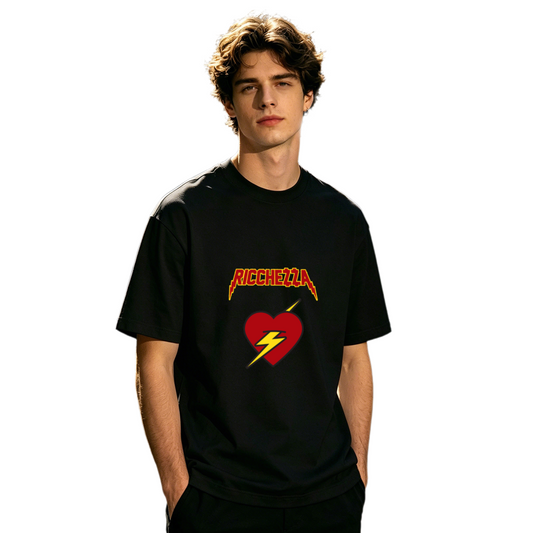 Men's Retro Sunset Mountain Outdoor Nature Graphic Black T-Shirt
