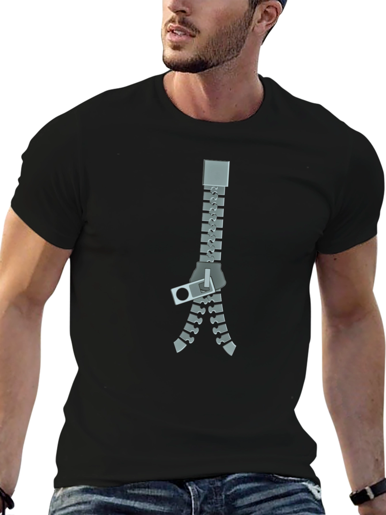 Unzipped Style: Graphic Tee