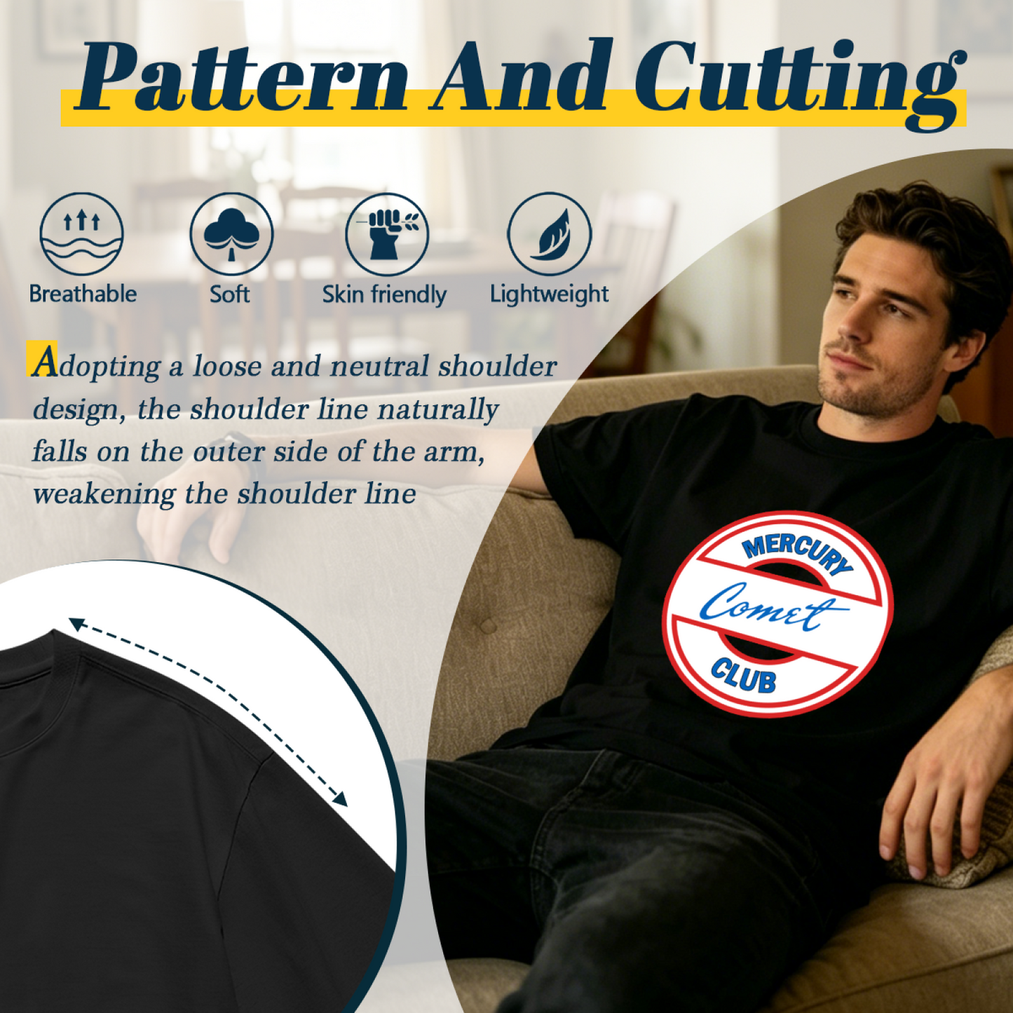 Men's Funny Vintage Retro Car Mechanic Graphic Tee
