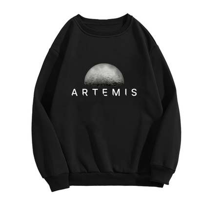 Minimal Black Butterfly Silhouette Crewneck Sweatshirt | Simple Aesthetic Print Top