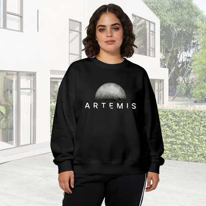 Minimal Black Butterfly Silhouette Crewneck Sweatshirt | Simple Aesthetic Print Top
