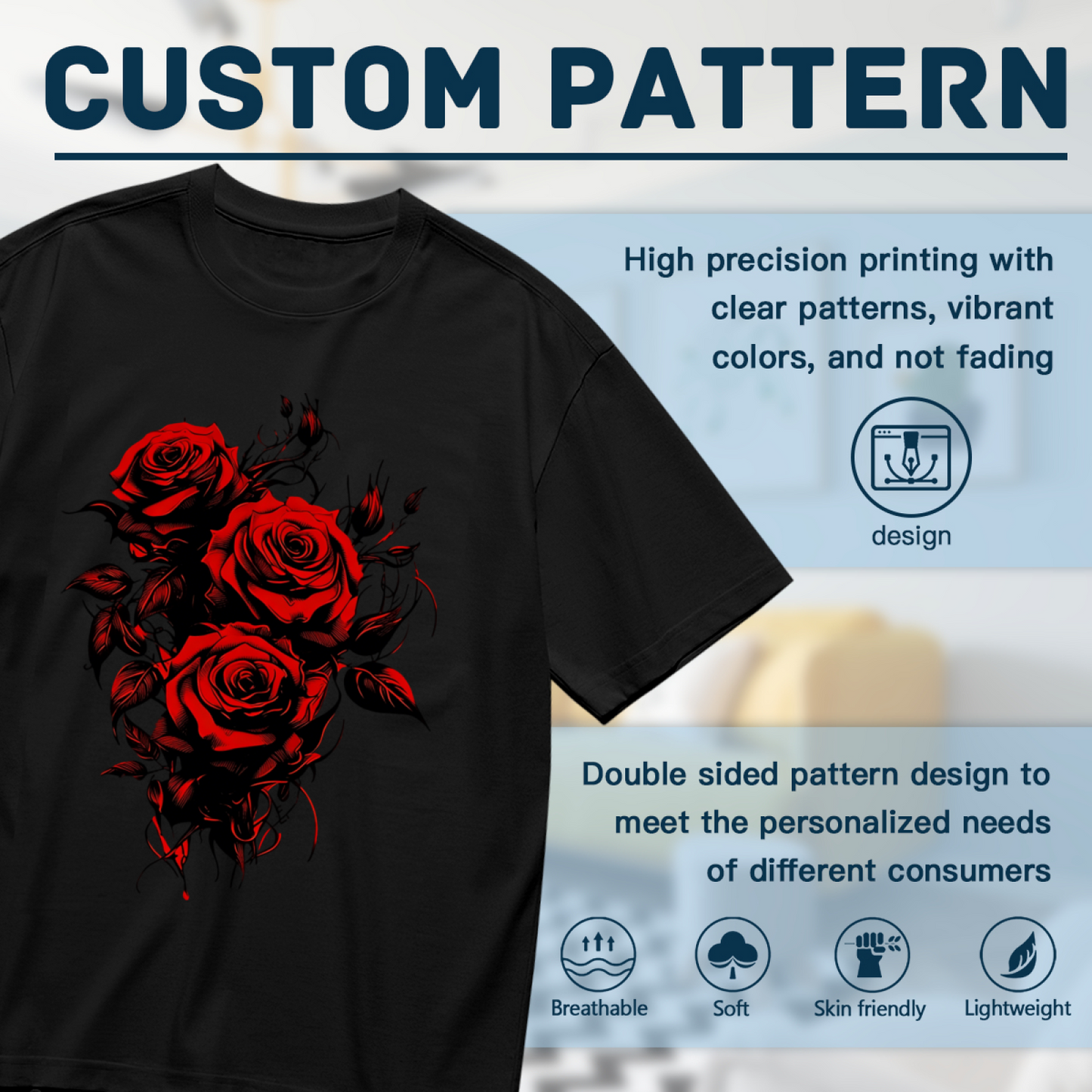 Japanese Koi Fish Lotus Traditional Art Tee