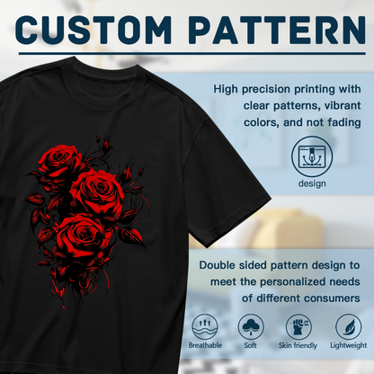 Japanese Koi Fish Lotus Traditional Art Tee