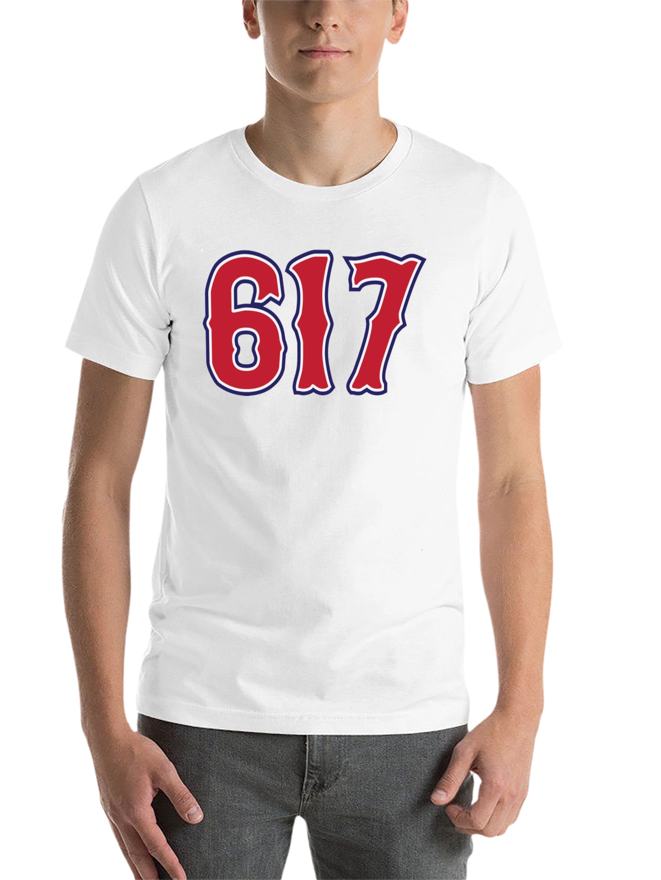 617 Boston Area Code Graphic Tee