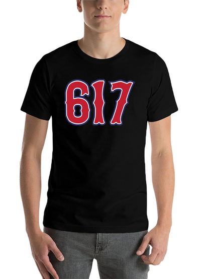 617 Boston Area Code Graphic Tee