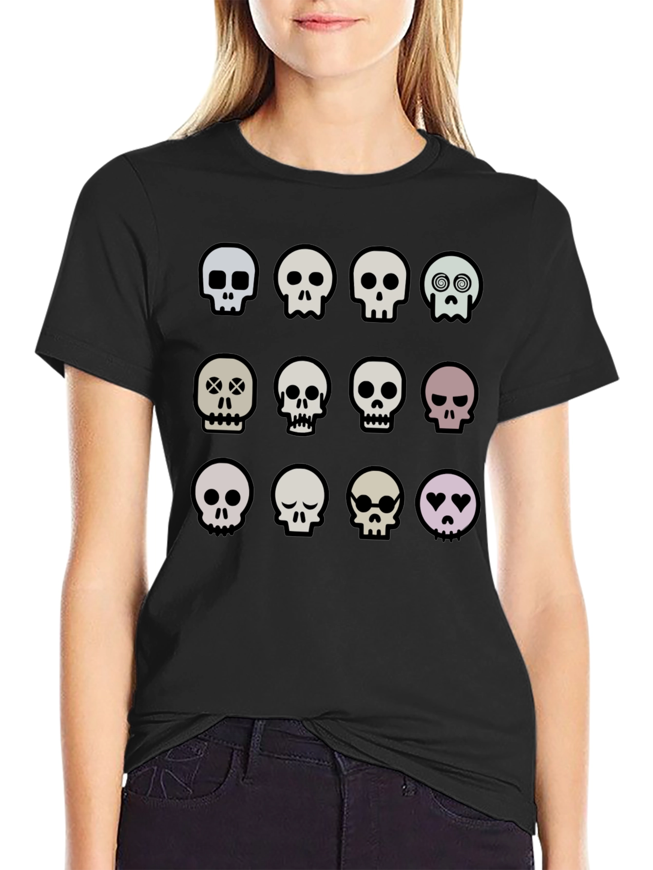 Skull T-Shirt: Quirky Graphic Tee for Unique Style