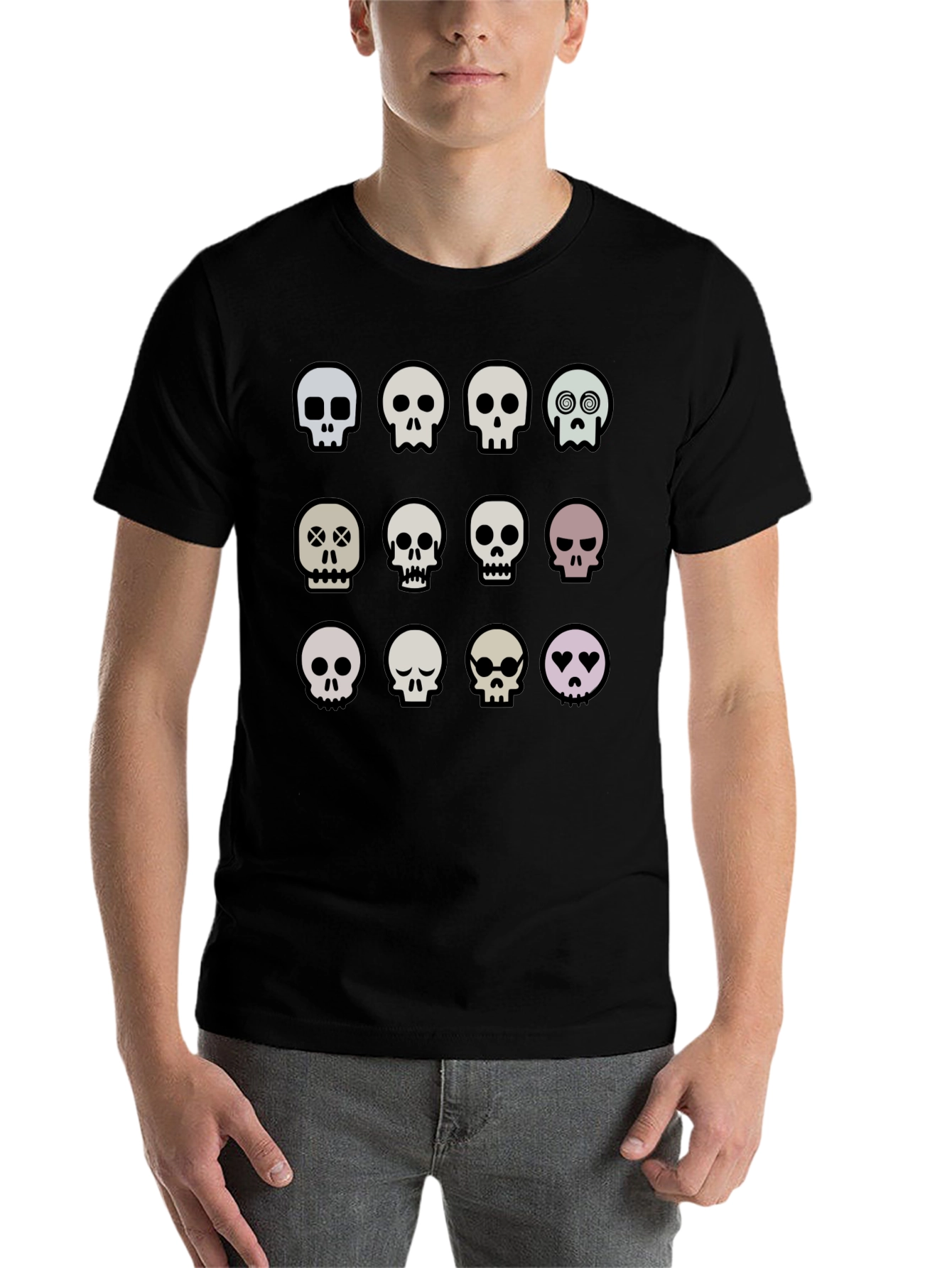 Skull T-Shirt: Quirky Graphic Tee for Unique Style