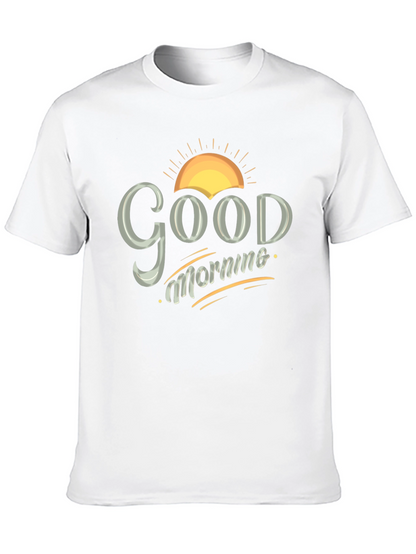Good Morning Graphic Tee - Mens Black T-Shirt