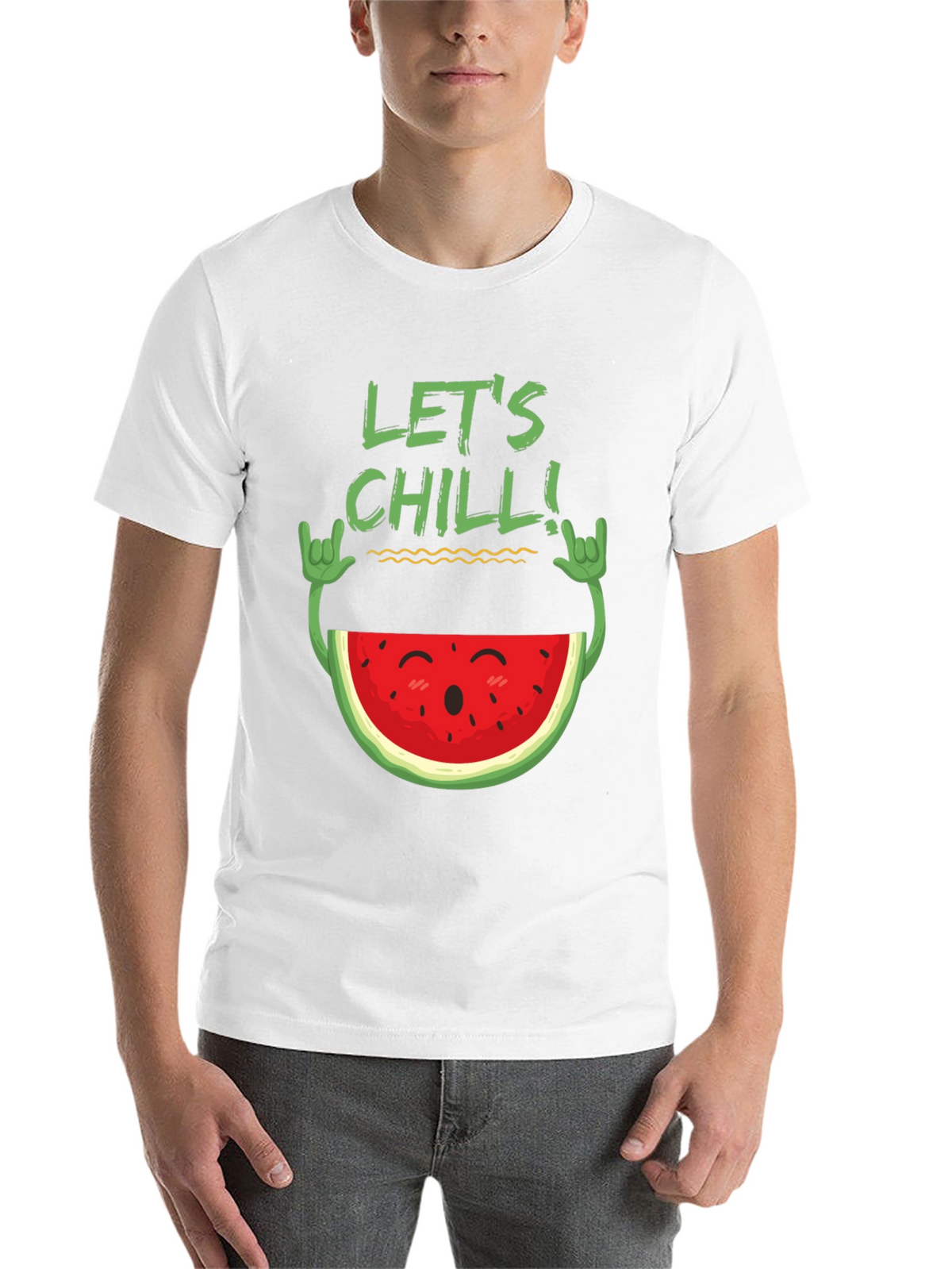 Lets Chill Watermelon Graphic Tee