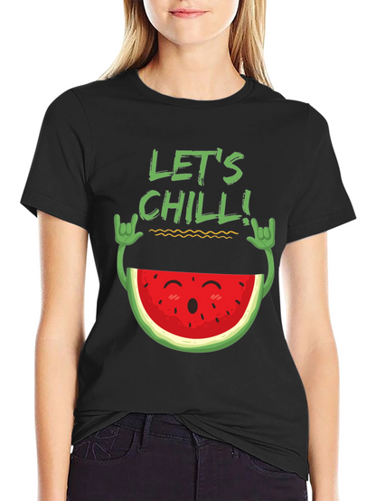 Lets Chill Watermelon Graphic Tee