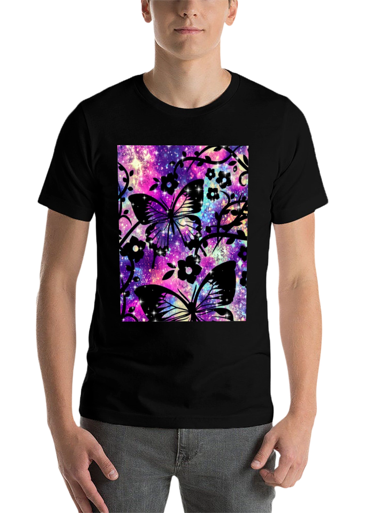 Butterfly Galaxy Graphic T-Shirt