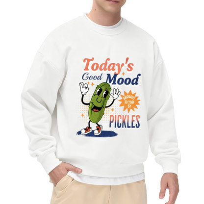 Blessed Soul Heart?Shaped Letter Print Inspirational Crewneck Sweatshirt